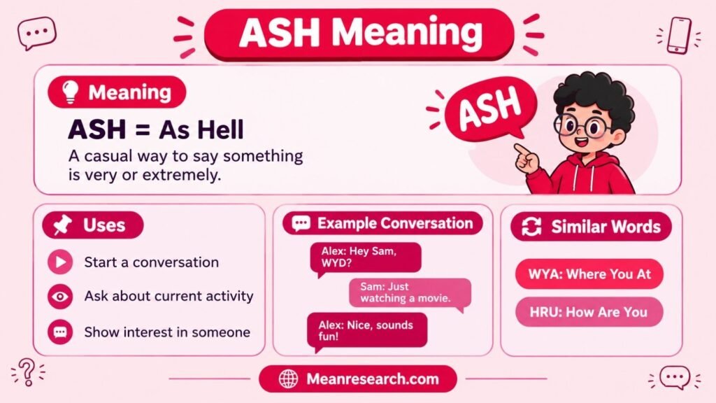 ASH Meaning Slang: What It Really Means In Texts, TikTok And Everyday Conversation