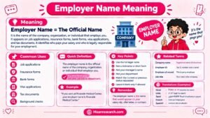 Employer Name Meaning: A Complete And Simple Guide