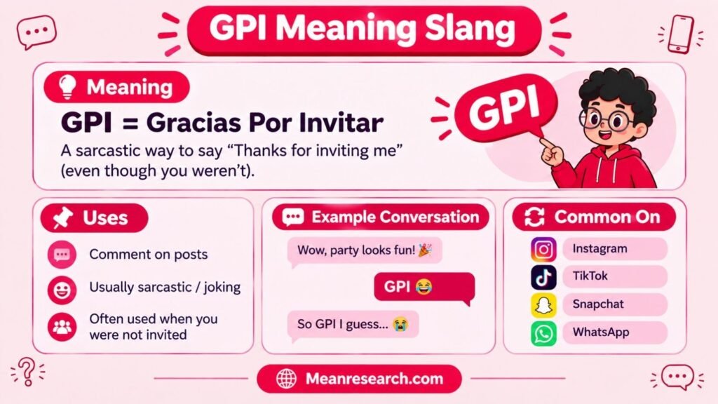 GPI Meaning Slang: What Does GPI Mean In Text, Instagram, TikTok And Spanish Chats?