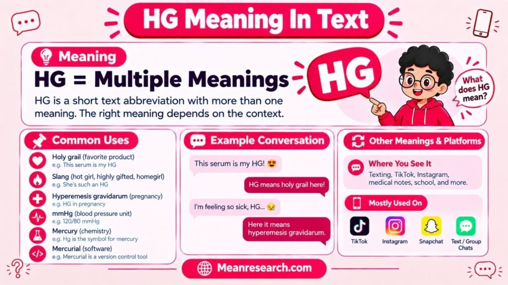 HG Meaning In Text: What It Really Means And How People Use It