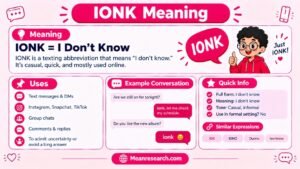 IONK Meaning: What Does IONK Mean In Text?