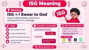 ISG Meaning In Text: What It Really Stands For And How to Use It