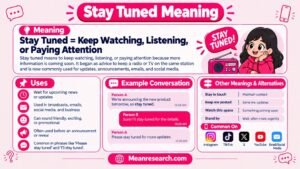 Stay Tuned Meaning: Full Definition, Origin And How to Use It Correctly