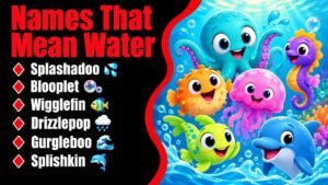 584+ Names That Mean Water With Beautiful Meanings You’ll Want To Discover