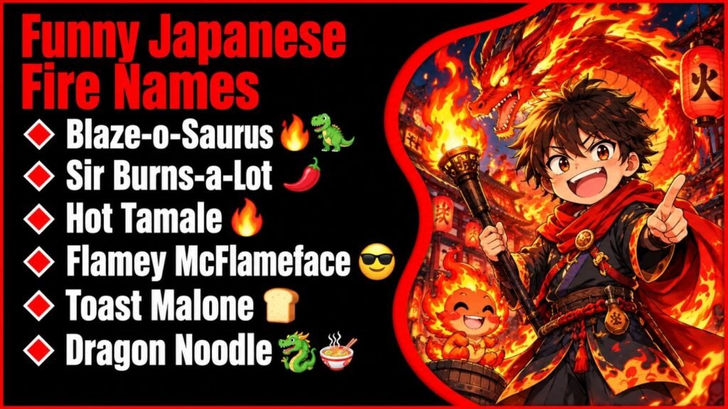 Japanese Names That Mean Fire: 402+ Bold, Blazing Name Ideas