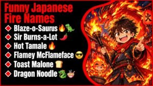 Japanese Names That Mean Fire: 402+ Bold, Blazing Name Ideas