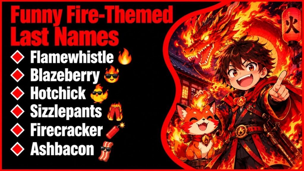 Last Names That Mean Fire: 274+ Bold Surname Ideas From Around The World