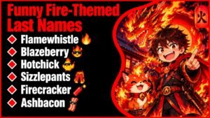 Last Names That Mean Fire: 274+ Bold Surname Ideas From Around The World