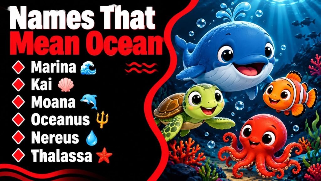 Names That Mean Ocean: 583+ Names For Every Style, Origin And Meaning